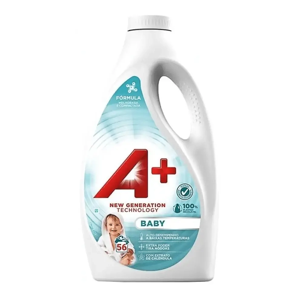 Гель для стирки A+ Baby для детского белья (2.46л)