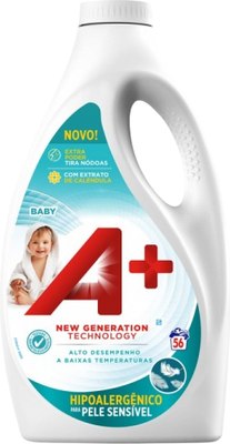 Гель для стирки A+ Baby для детского белья (2.46л) - 