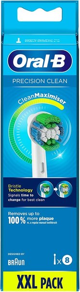 Набор насадок для зубной щетки Oral-B XXL CleanMaximiser (8шт)