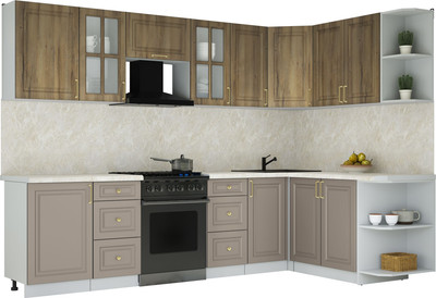 

Кухонный гарнитур, Мила Шато 1.7x2.9 PR