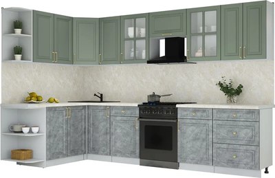 

Кухонный гарнитур, Мила Шато 1.7x3.2 LV