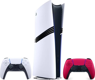 Игровая приставка Sony PlayStation 5 Pro / CFI-7021 + геймпад Sony PS5 DualSense (красный) - 