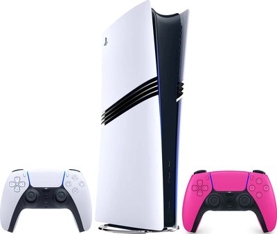 Игровая приставка Sony PlayStation 5 Pro / CFI-7021 + геймпад Sony PS5 DualSense (розовый) - 