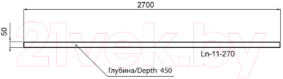 Полка Аква Родос LN-11-270