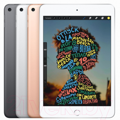 Планшет Apple iPad Mini 64GB LTE / MUX62 (серебристый)