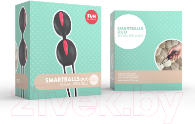 Шарики интимные Fun Factory Smartballs Duo / 13396 (черный/розовый)