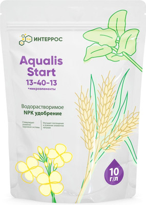 Удобрение Aqualis NPK Водорастворимое 13:40:13+МЭ (500г) - 