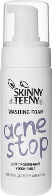 Пенка для умывания Skinny Teeny Акнестоп Для проблемной кожи лица / 02191602 (150мл) - 