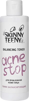 Тонер для лица Skinny Teeny Балансирующий Акнестоп Для проблемной кожи лица / 02194101 (195мл) - 