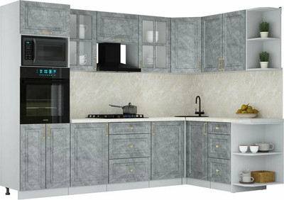 

Кухонный гарнитур, Мила Шато 1.68x2.8 ВТ PR