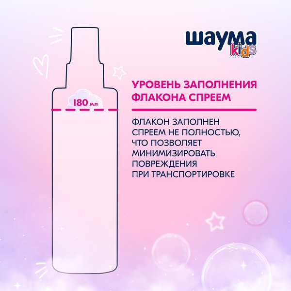 Спрей детский для волос Шаума Kids Легкое расчесывание (180мл)