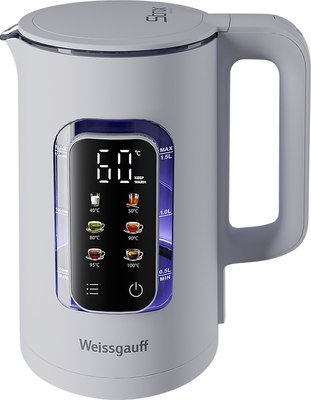 Электрочайник Weissgauff WK 1500 Dw Touch BodyCool -