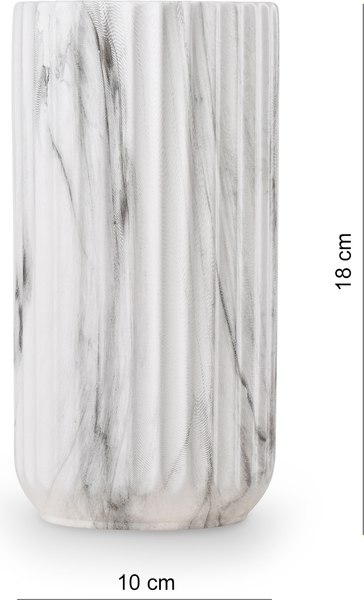 Ваза Mandarin Decor Верона FS12779-18G (серый мрамор)