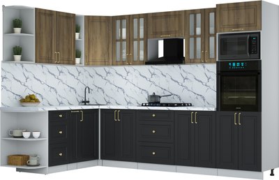 

Кухонный гарнитур, Мила Шато 1.88x3.0 ВТ LV