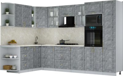 

Кухонный гарнитур, Мила Шато 1.88x3.2 ВТ LV