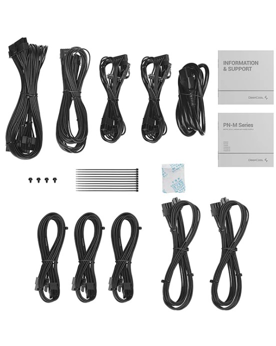 Блок питания для компьютера Deepcool GamerStorm PN650M (R-PN650M-FC0B-WGEU) — фото 5