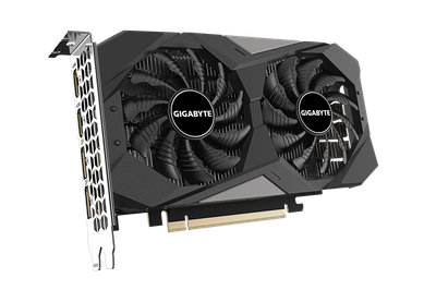 Видеокарта Gigabyte RTX 3050 Windforce 6G OC (GV-N3050WF2OCV2-6GD) - 