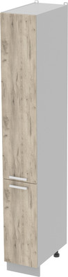 Шкаф-пенал кухонный Интерлиния Компо НШП-№1-2145 (дуб серый/дуб серый) - 