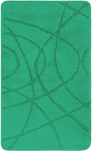 Коврик для ванной Gokyildiz Standart 60x100 / CROSS-5520-EMERALD