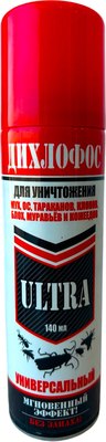 

Аэрозоль от насекомых, Дихлофос Ultra