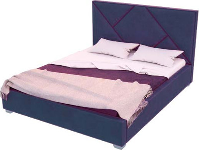 Двуспальная кровать Elmax Лигурия 160x200 с ПМ Газ-лифт Континентальная рама (Glory 15) - 