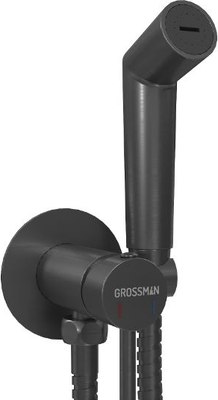 Гигиенический душ со смесителем Grossman Solis 502.K35.07.420 (графит сатин) - 