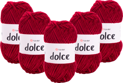 

Набор пряжи для вязания, Dolce 100% микрополиэстер 120м / 752