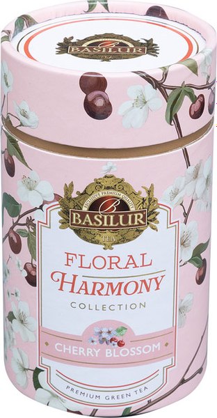Чай листовой Basilur Цветочная гармония Цветущая вишня (75г)