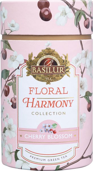 Чай листовой Basilur Цветочная гармония Цветущая вишня (75г)