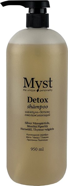 Шампунь для волос Myst Detox омолаживающий