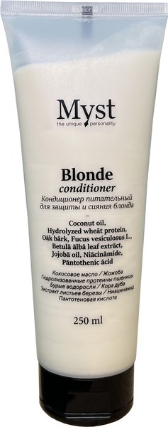 Кондиционер для волос Myst Blonde питательный для защиты и сияния блонда