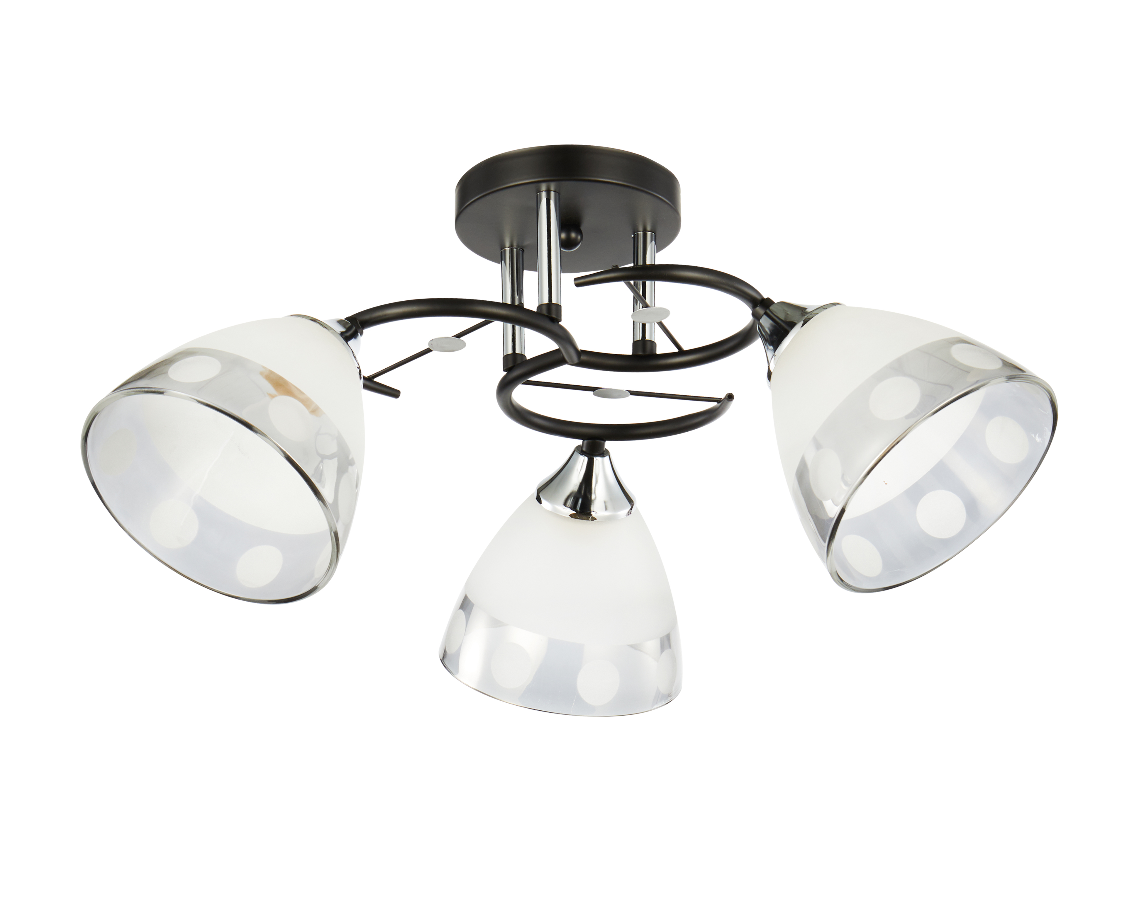 Потолочный светильник Mirastyle WX-6116/3 BK+CR