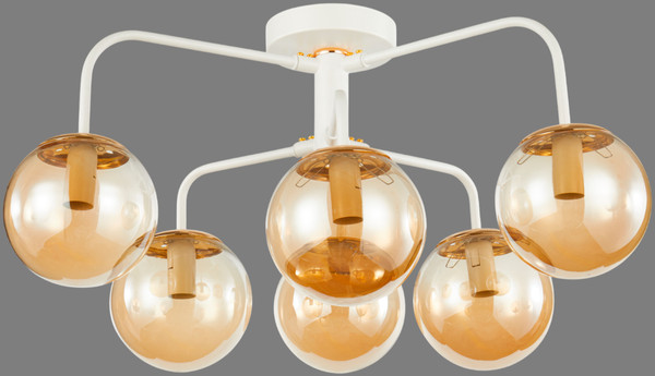 Потолочный светильник Mirastyle WX-70270/3+3 WH+FG
