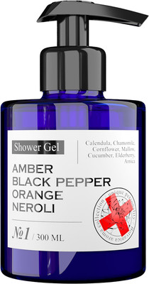 

Гель для душа, Парфюмированный №1 Амбра, черный перец, апельсин, нероли