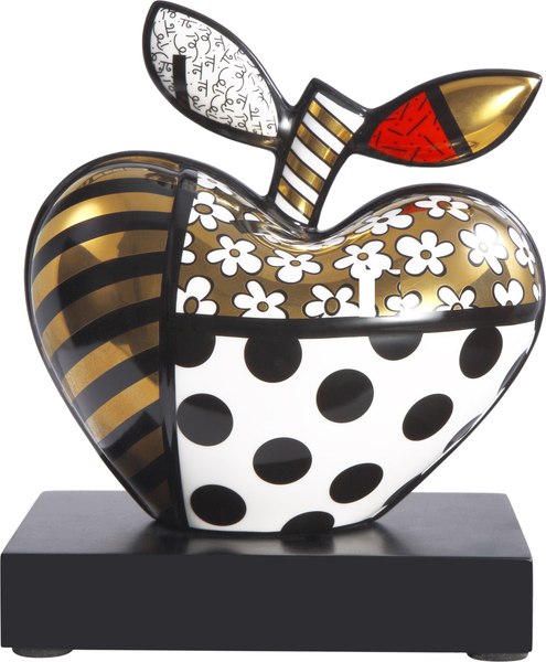 Статуэтка Goebel Pop Art Romero Britto. Большое яблоко / 66-453-30-1 (золотой)
