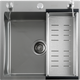 Мойка кухонная Futur FK 5050 Eco Embossing Pop-up Standart (сатин) - 
