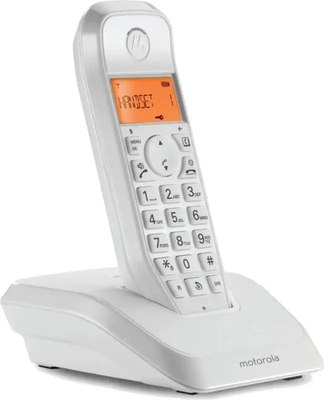 Беспроводной телефон Motorola S1201 (белый) - 