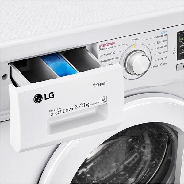 Стирально-сушильная машина LG F1296CDS0