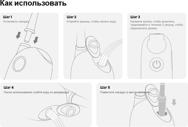 Ирригатор Oclean A10 (серый)
