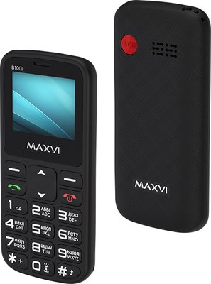 Мобильный телефон Maxvi B100i (черный) - 