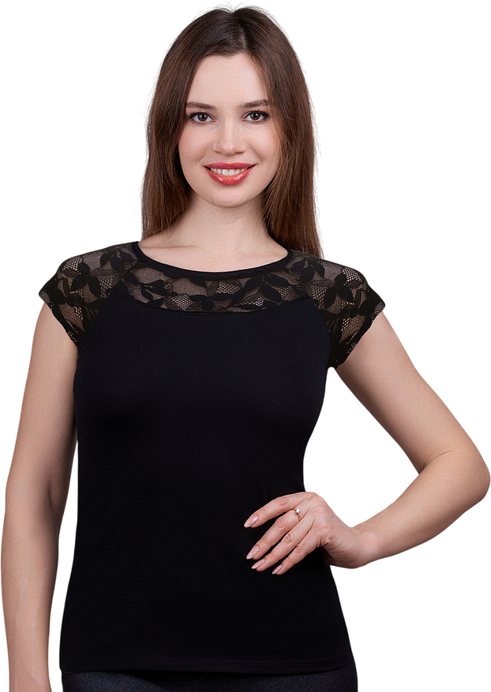 Футболка Verally 335-3 (р.170,176-108-114, черный)