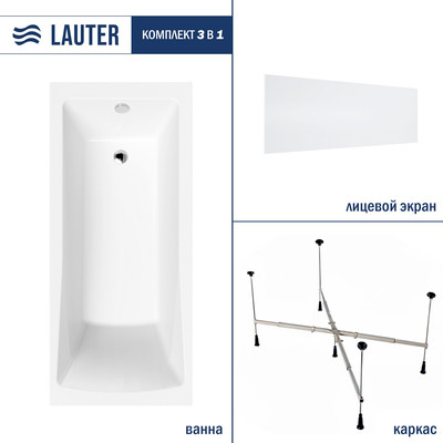 

Ванна акриловая, Aurora 170x70 / 21010070