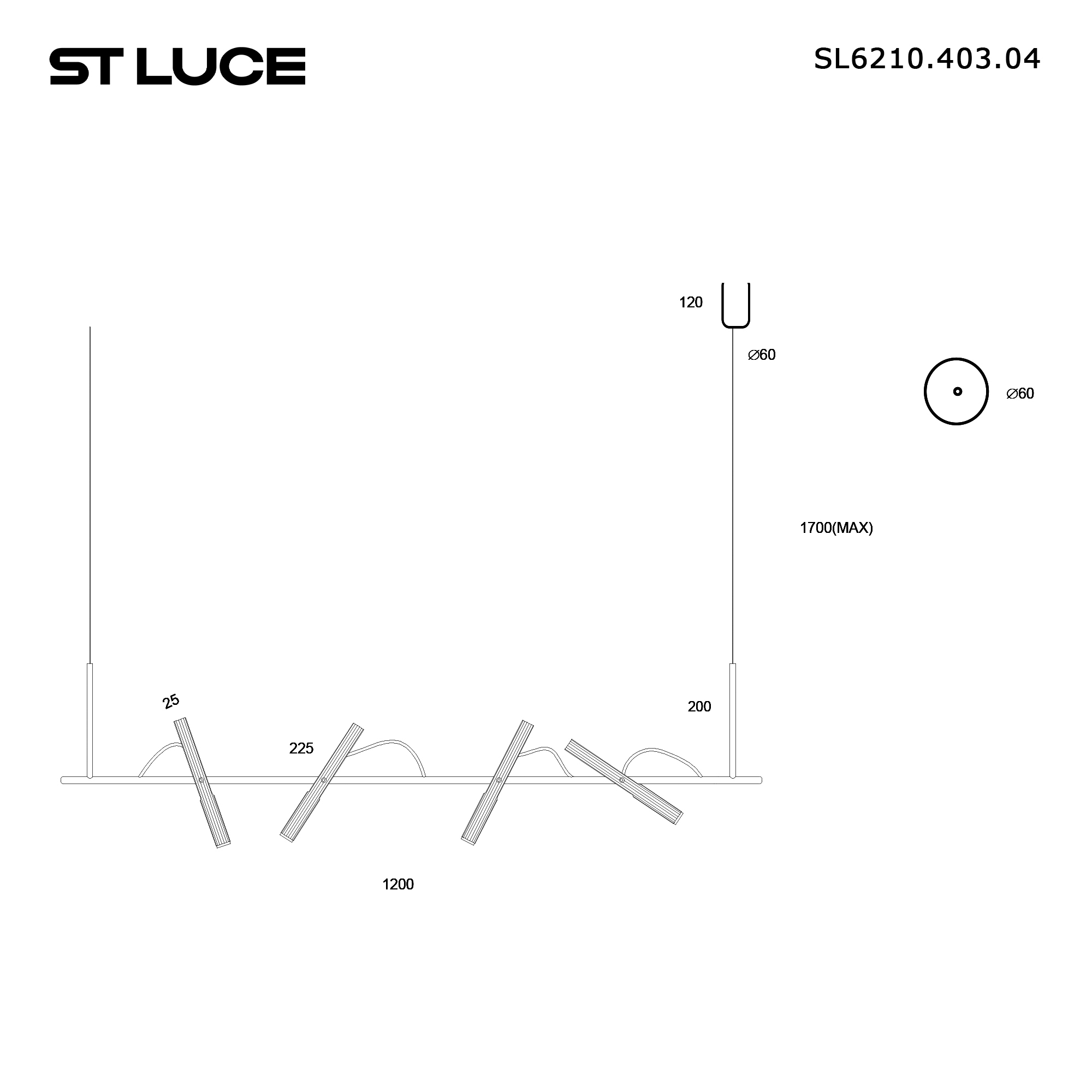 Люстра ST Luce SL6210.403.04 — фото 3