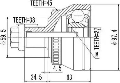 

ШРУС, DCV803067