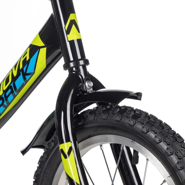 Детский велосипед Novatrack Twist 14 / 141TWIST.BK5 (черный, разобранный, в коробке)
