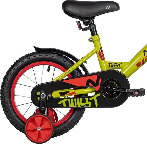 Детский велосипед Novatrack Twist 14 / 141TWIST.GN5 (зеленый, разобранный, в коробке)