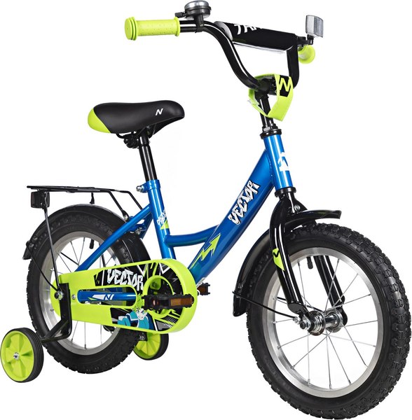 Детский велосипед Novatrack Vector 14 / 143VECTOR.BL5 (синий, разобранный, в коробке)