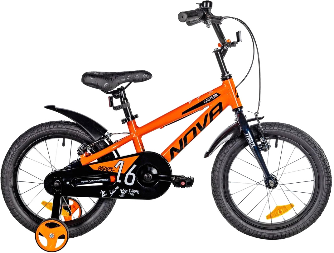 Детский велосипед Novatrack Extreme 16 / 167AEXTREMEV.OR5 (оранжевый, разобранный, в коробке)