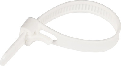 Стяжка для кабеля ЕВРОПАРТНЕР PRM 300x7.5 / 88260s (50шт, белый) -