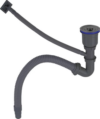 Сифон Diadonna D10-1B (черный) - 